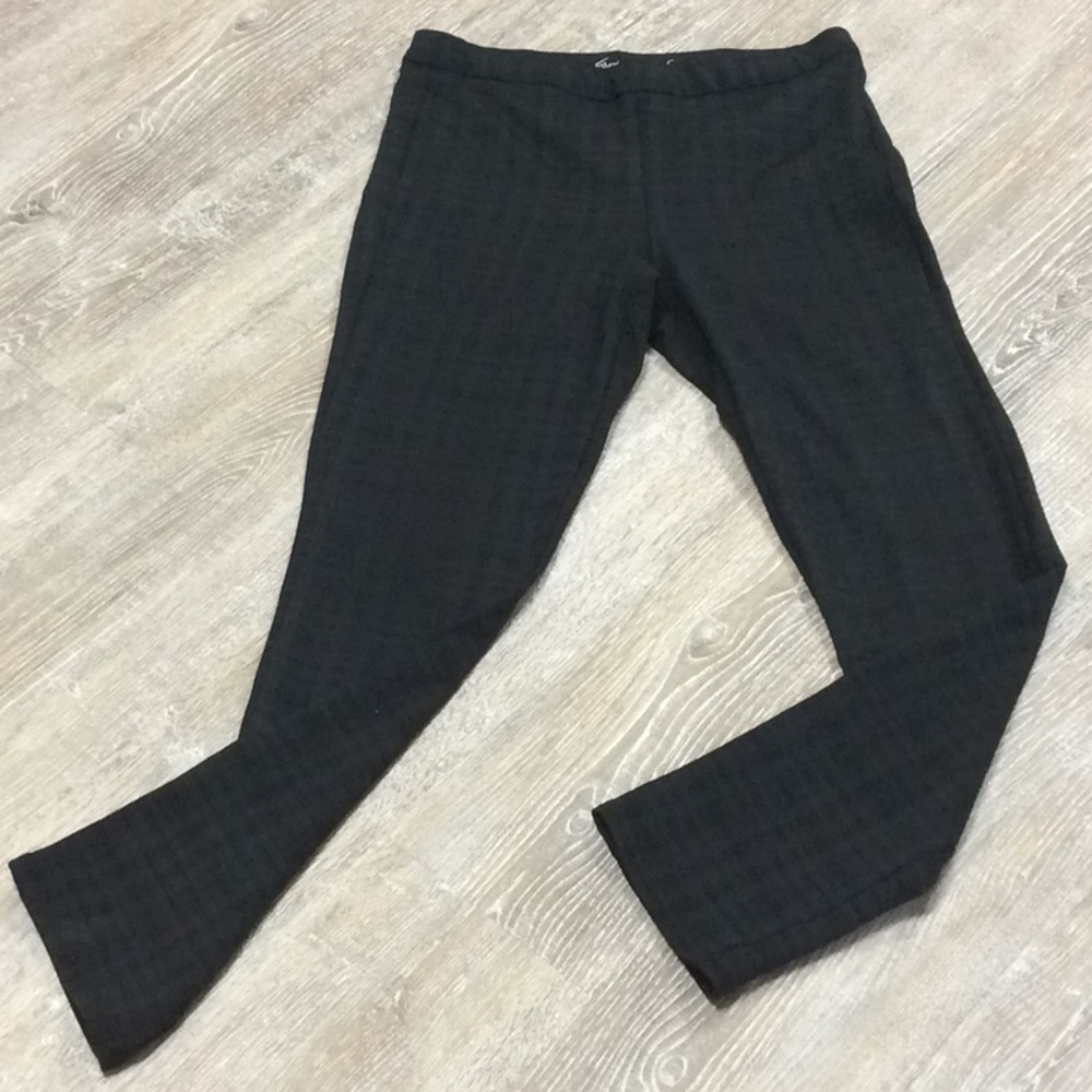 Gloria Vanderbilt plaid pull on stretch slim pants